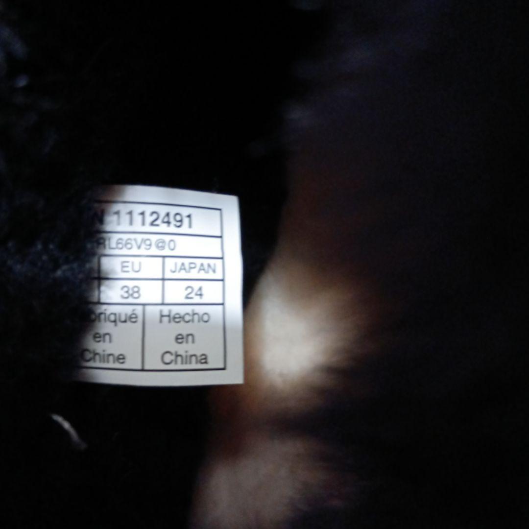 UGGムートンブーツ　24cm 黒　アグブーツ　UGG ムートンブーツ