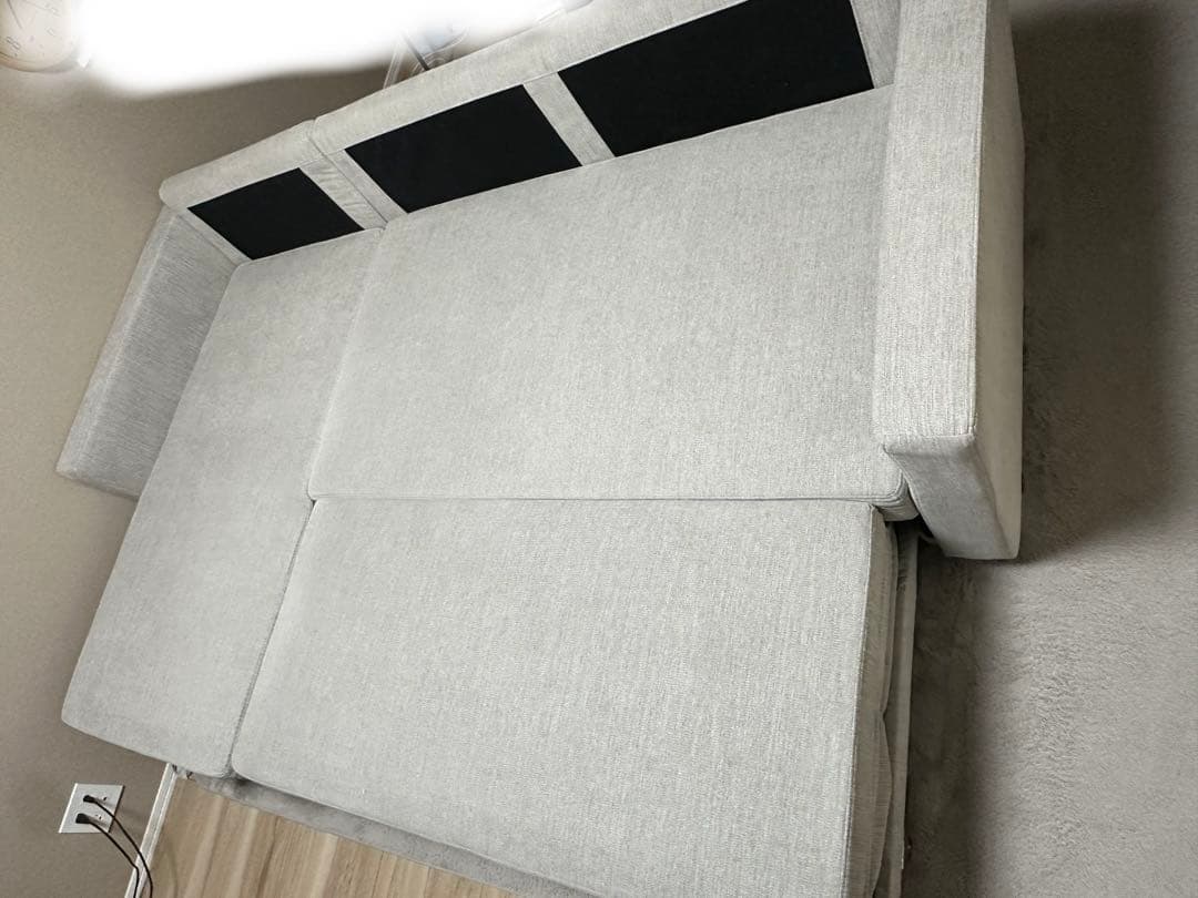 『いもりさん　』布張り カウチソファベッド　ノアーク2 撥水加工タイプ