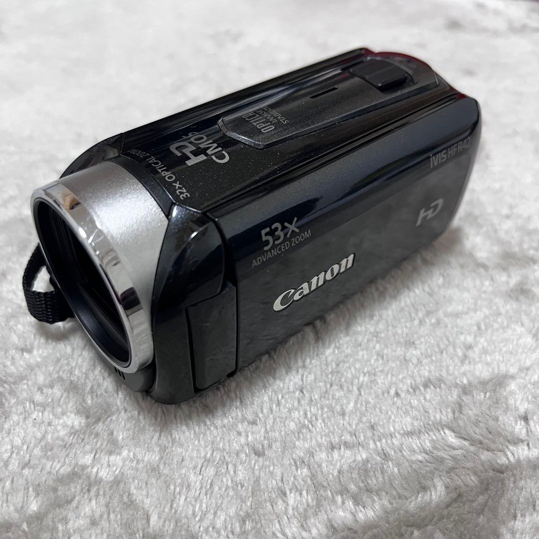 美品　Canon キャノン　iVIS HF R42 ビデオカメラ　ブラック