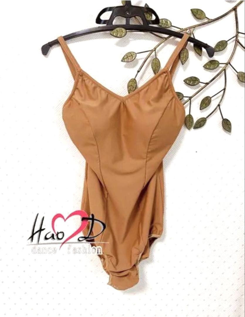新品★ラテンタン★M★レオタード★胸パット付きインナー★バレエ