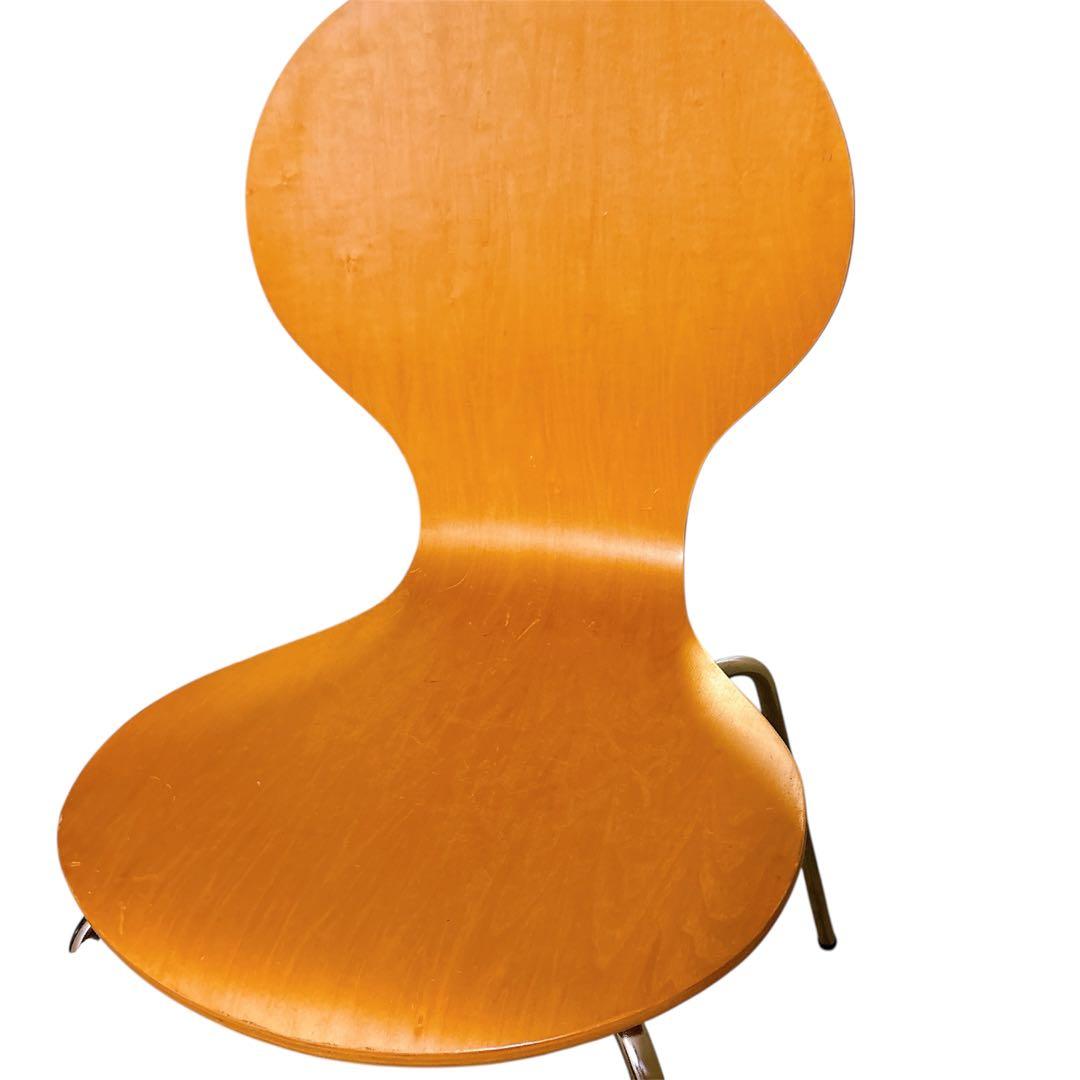 ダイニングチェア スタッキングチェア カフェ 木製 曲げ木 洋風 2脚セット