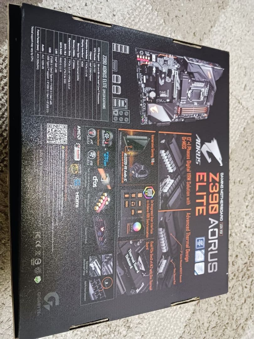 GIGABYTE Z390 AORUS ELITE 本体