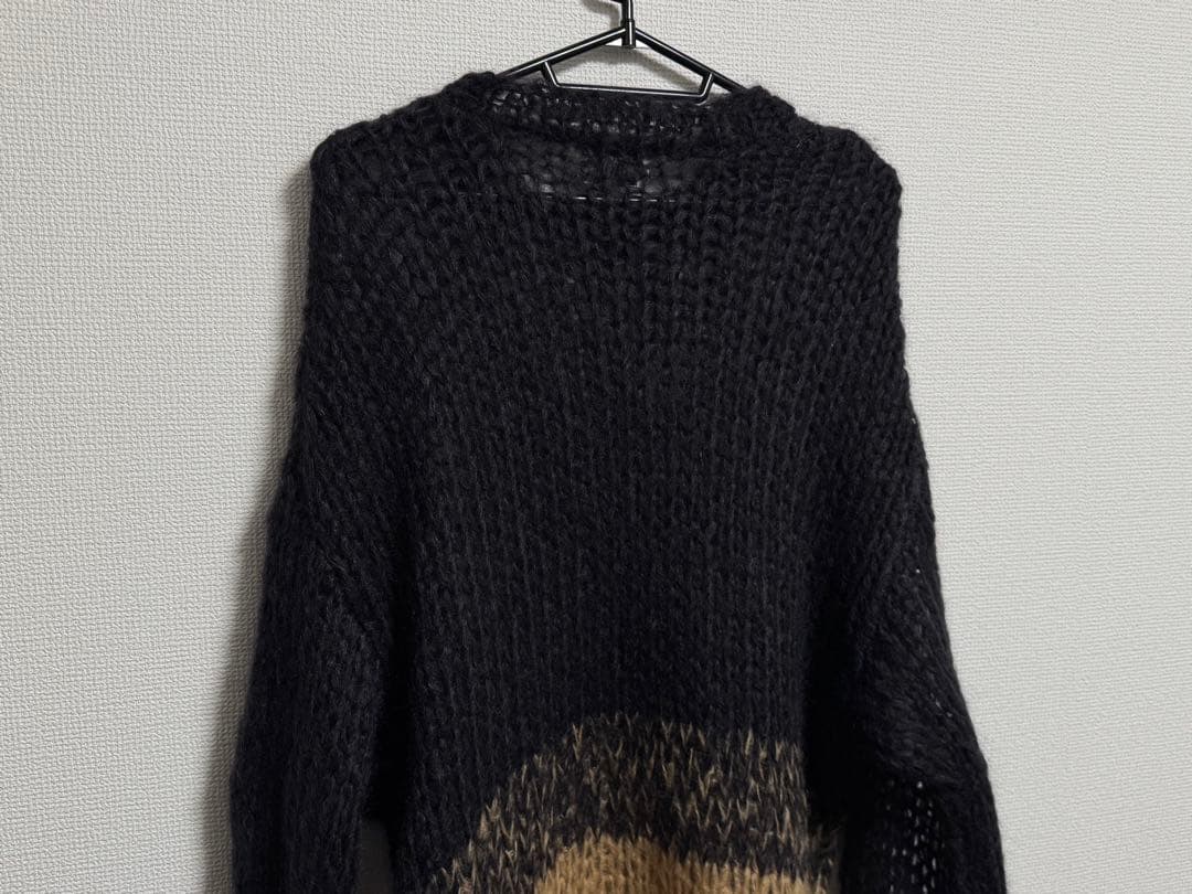 【Vivienne Westwood】モヘア バイカラー ニット セーター