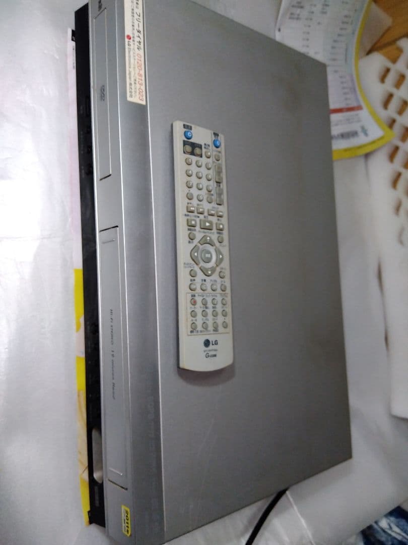 LG 　DVDプレイヤー　ビデオ　カセット　レコーダー 中古 DVCR−B300
