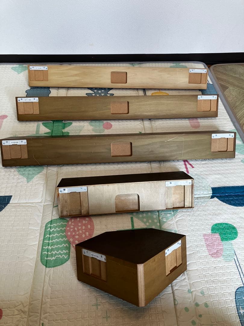 無印良品　壁に付けられる家具棚 5点セット