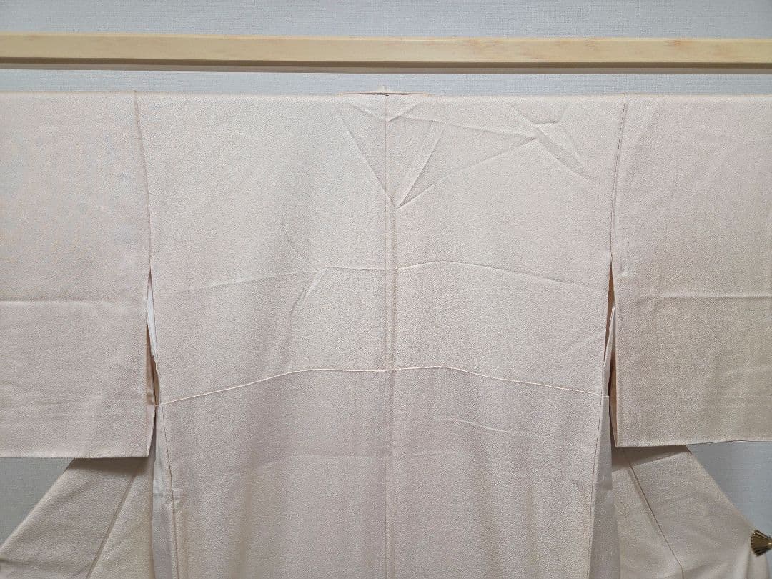 C 美品 中国三大刺繍 蘇州刺繍 暈し 藤の花 袷 正絹 付下げ 着物