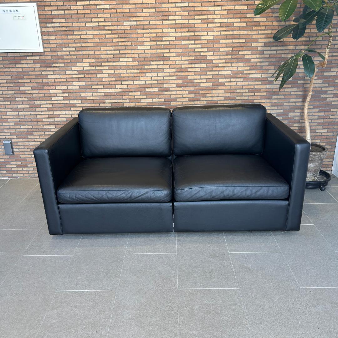 【希少・可変式】♥Knoll（ノル）本革 モジュール　一人掛けソファセット