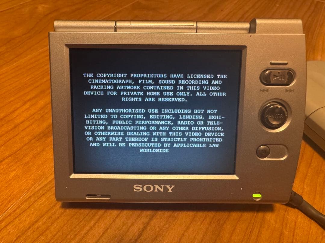 【ジャンク扱い】SONY DVDプレイヤー D-VM1