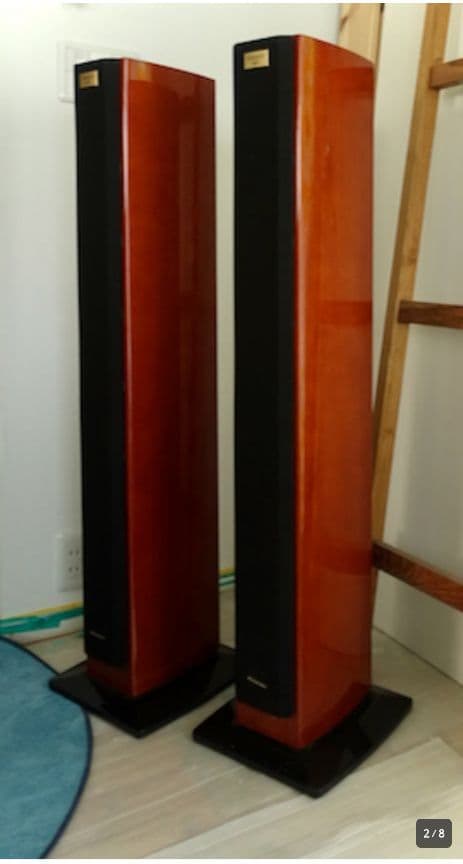 パナソニック フロントスピーカーシステム/ウッド木目ホームシアター高級サラウンド