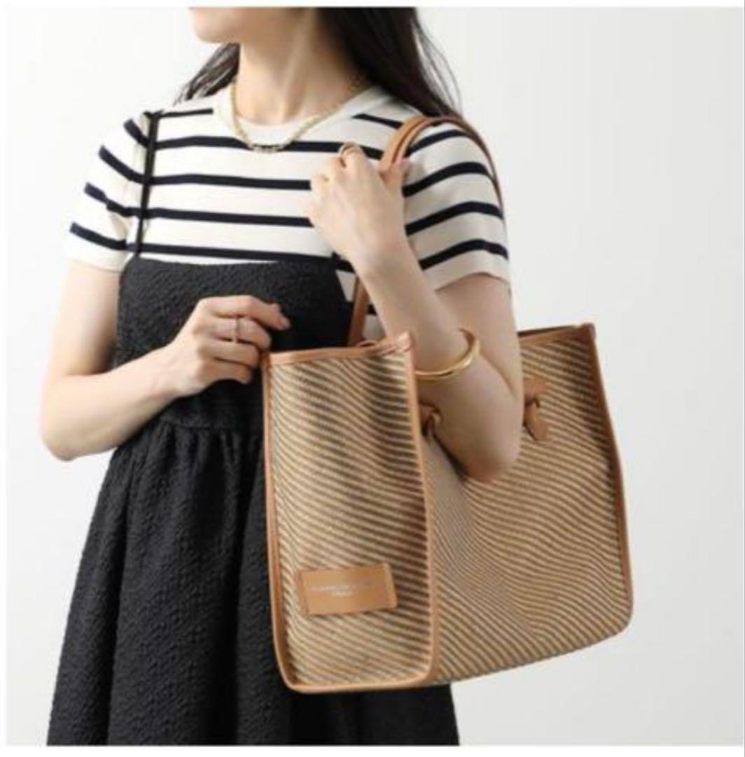 GIANNI CHIARINI かごバッグ ベージュ