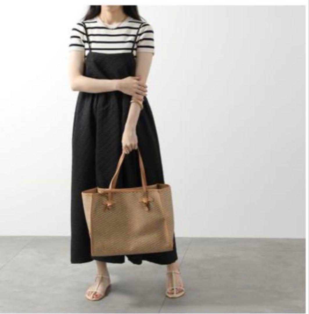 GIANNI CHIARINI かごバッグ ベージュ