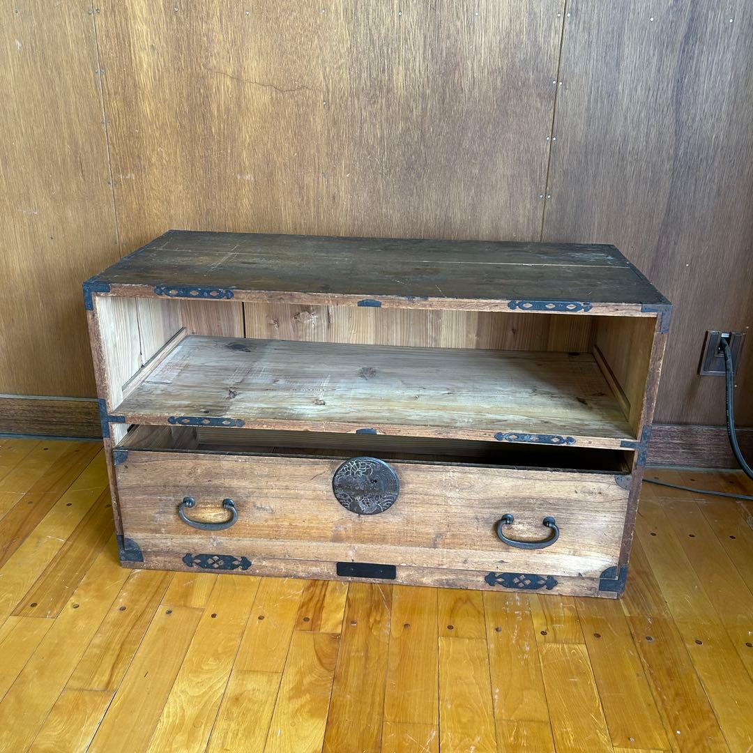 古箪笥(たんす) 棚 店舗什器 A