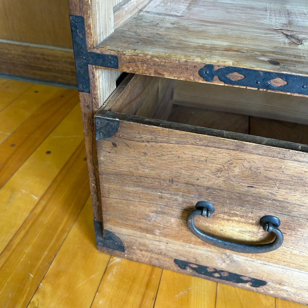 古箪笥(たんす) 棚 店舗什器 A