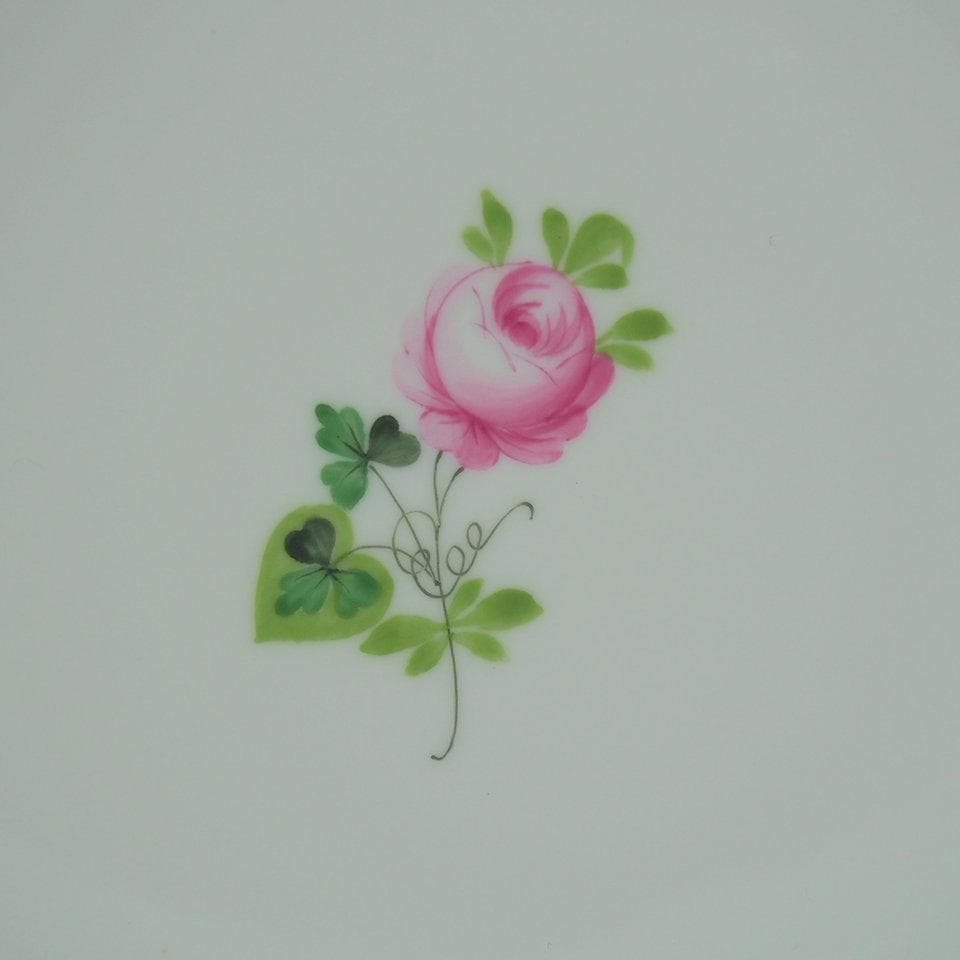 ヘレンド ウィーンの薔薇 521/VRH 23cm ランチプレート ペア #3