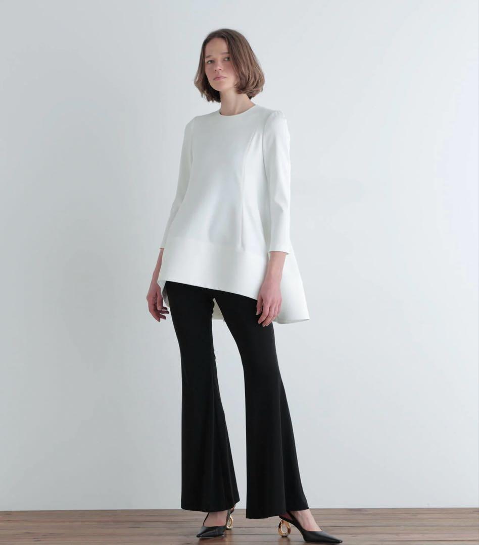 LEPHIL 2WAYツイルフレアブラウス