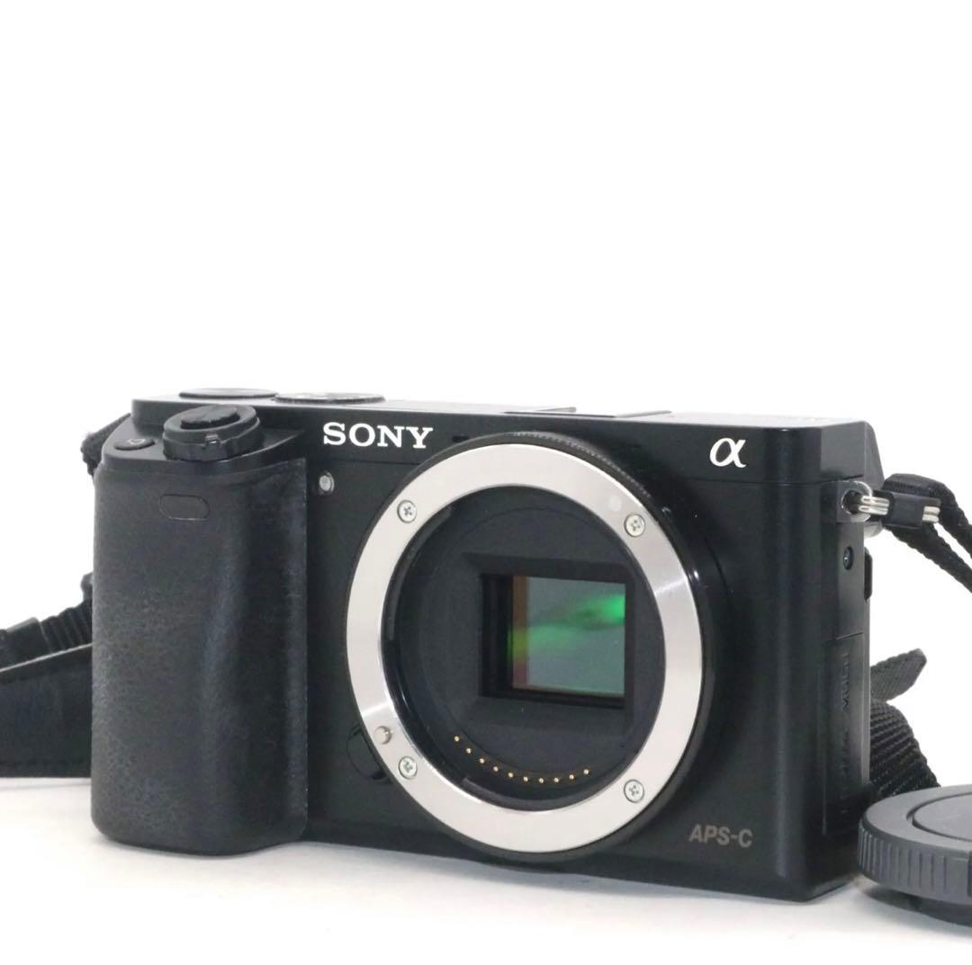 SONY α6000 ボディ ブラック ILCE-6000 B バッテリー計3個