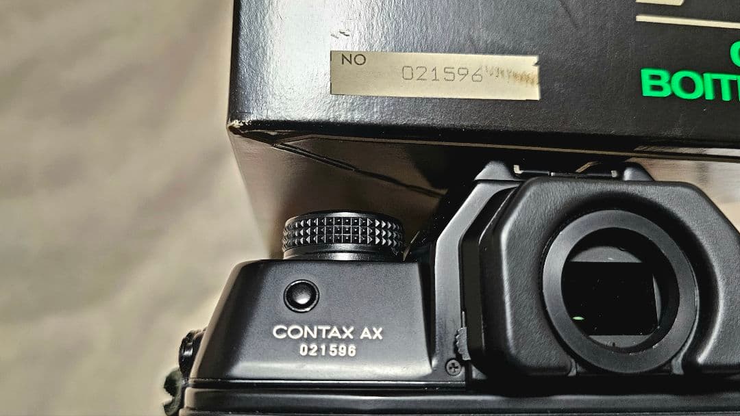 CONTAX AX 後期型 付属品フル完備
