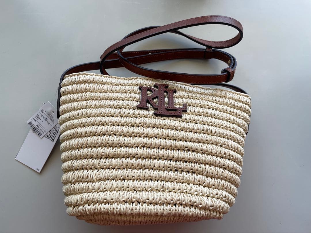 ラルフローレンストロー かごバッグ クロスボディ