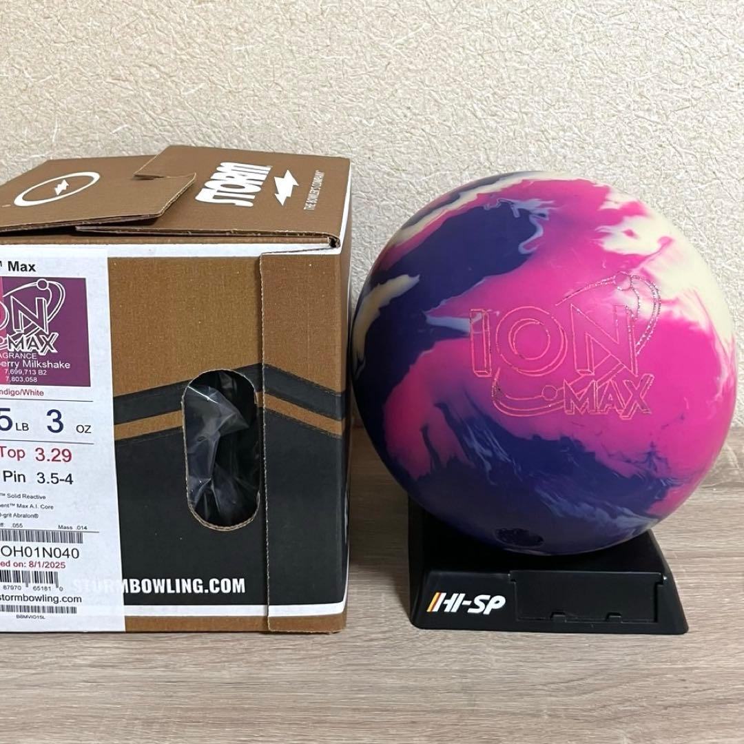 ★ボウリング★ストーム★アイオン・マックス★完売品★15P★中古美品★元箱有り★