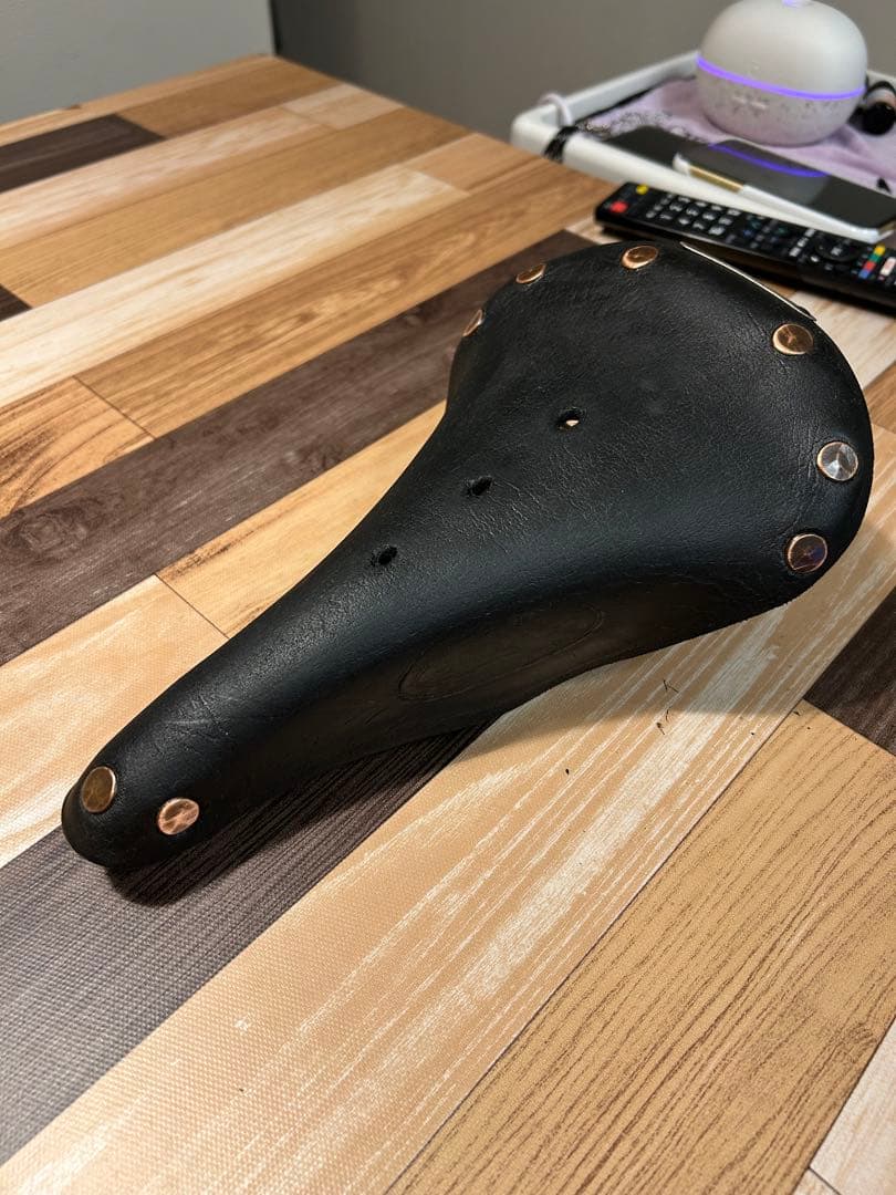 BROOKS レザーサドル スプリング付き