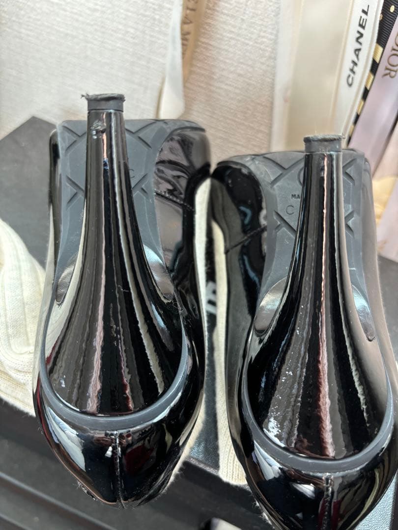 CHANEL ニット ソックスブーティ