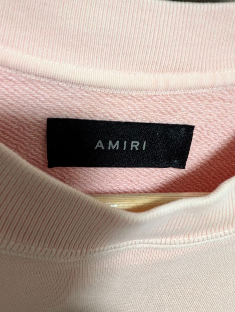 AMIRI アミリ　ロゴスウェット　ダメージ加工　Sサイズ