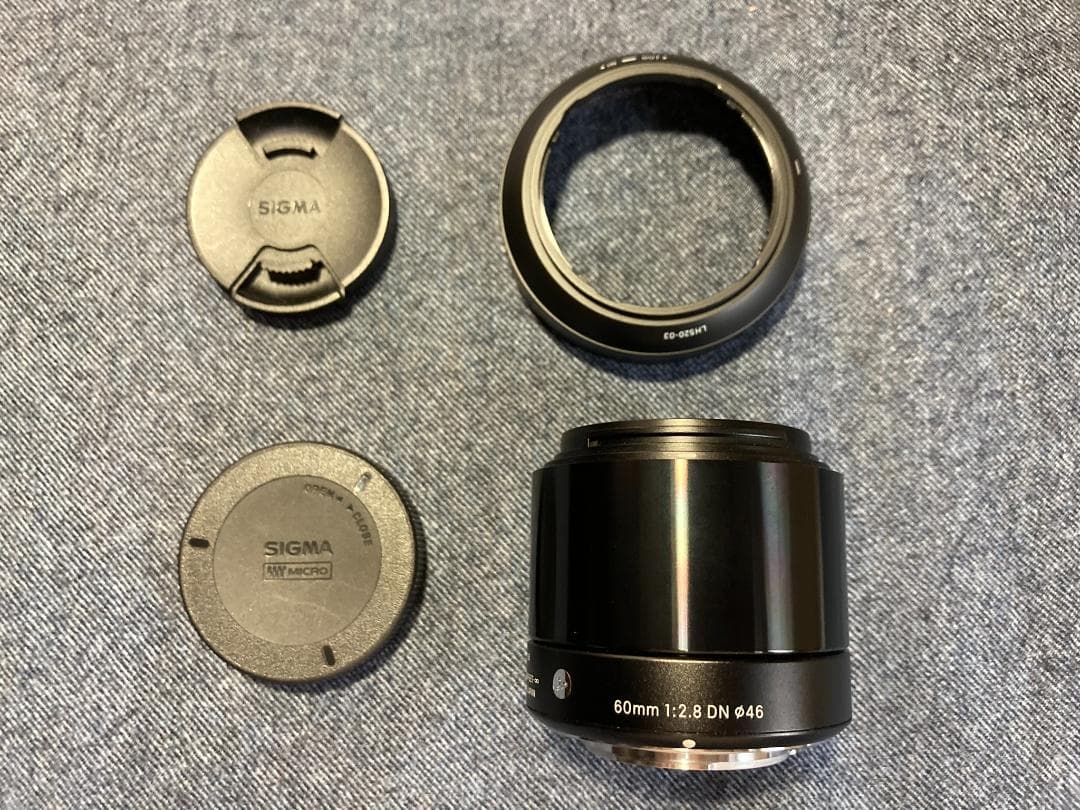 シグマ M4/3◆SIGMA Art 60mm F2.8 DN ブラック◆美品