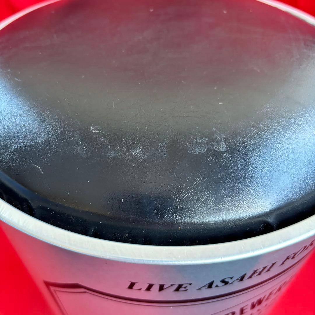 昭和レトロ アサヒスーパードライ ペール缶 チェア 収納 ブラック