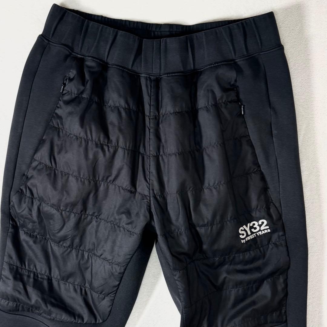 SY32 by SWEET YEARS セットアップ ジョガーパンツ 黒 S
