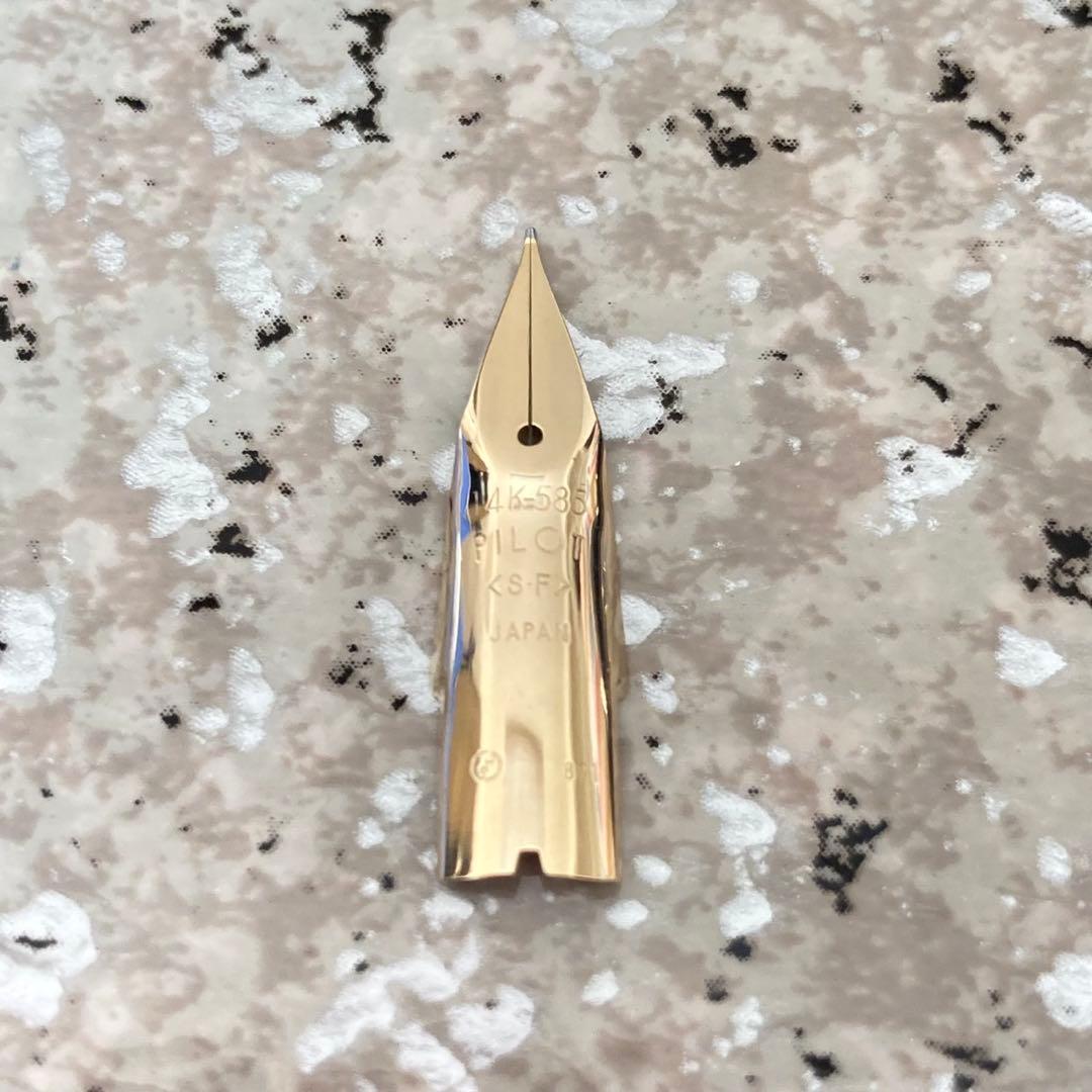 #026 オーバーホール済み 万年筆 PILOT パイロット エラボー 14k