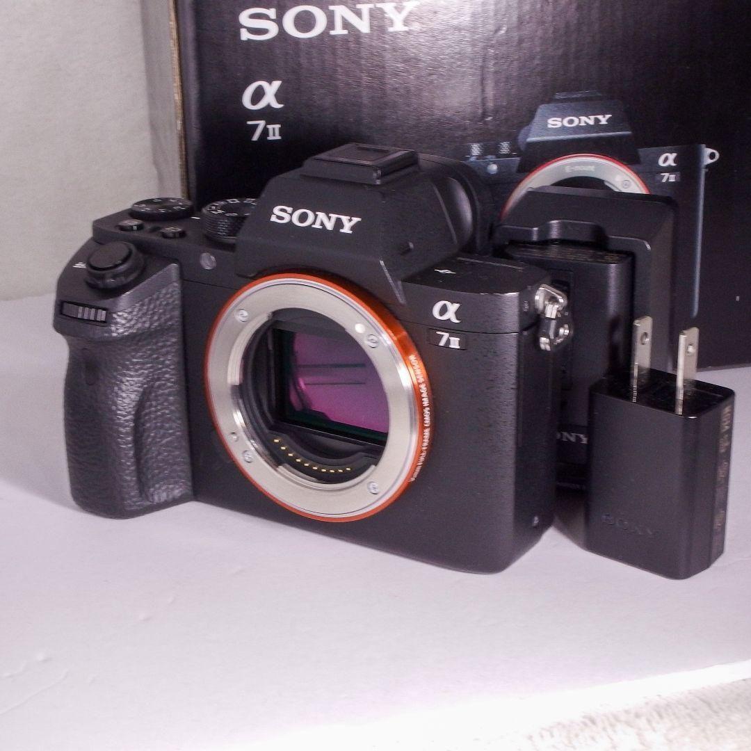 極上美品 5818ショット SONY α7II 元箱有 返品保証有 ソニー