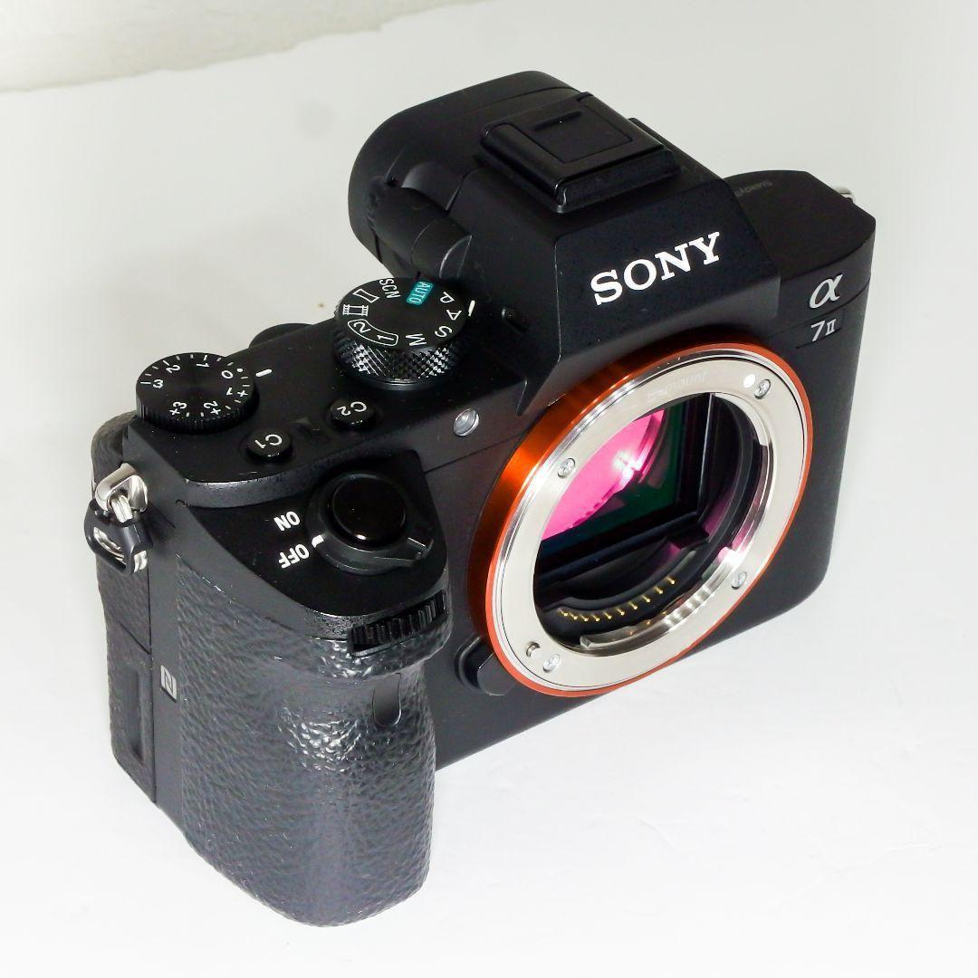 極上美品 5818ショット SONY α7II 元箱有 返品保証有 ソニー