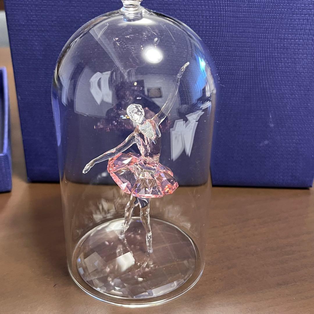 【新品】スワロフスキー　ガラス鐘　バレリーナ
