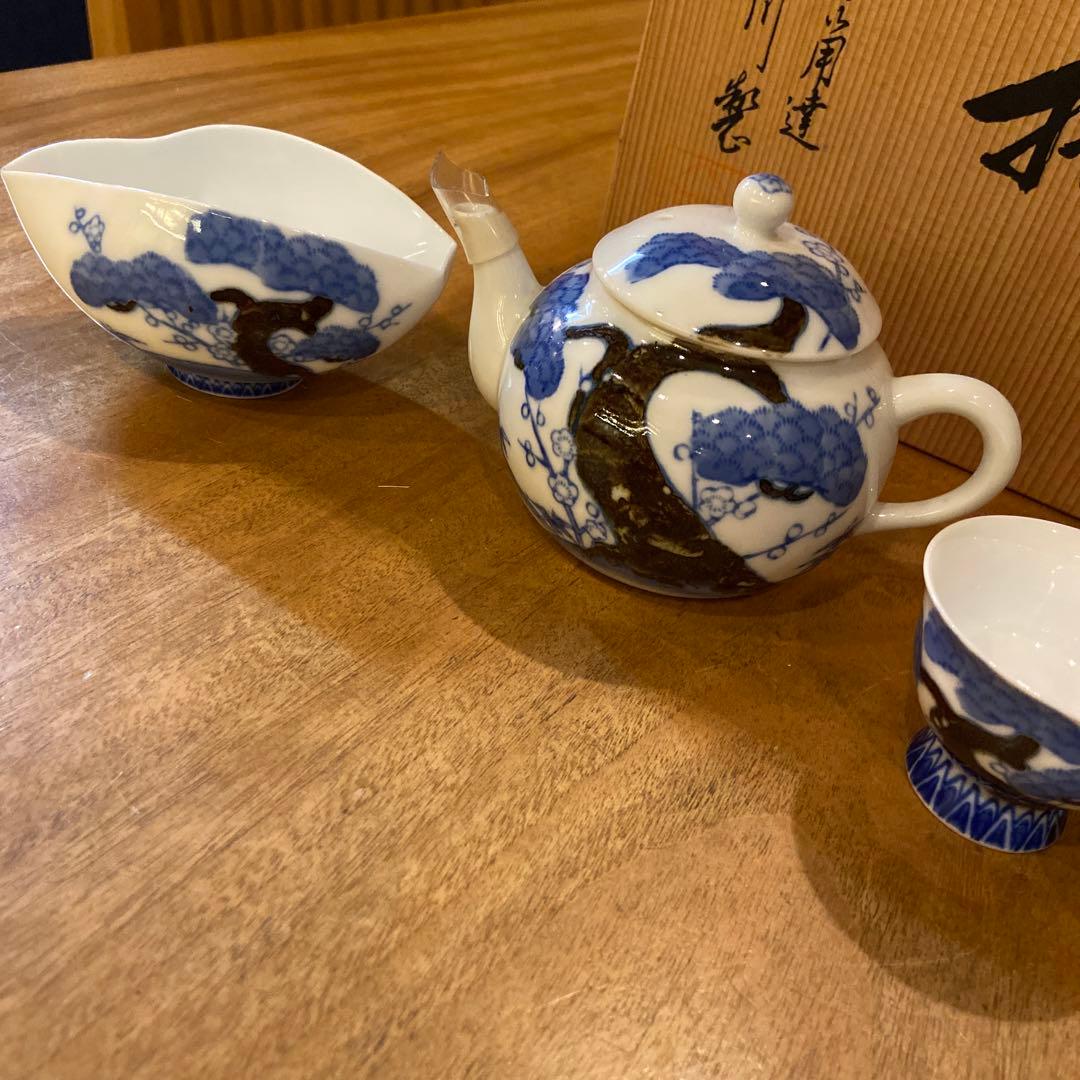深川製磁昭和中期煎茶器揃え