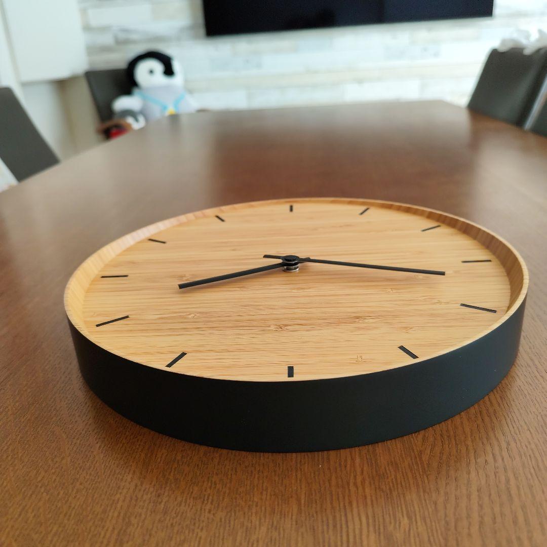 （値下げ・新品同様）ウォールクロック 時計 TEORI 　1321-P-WC