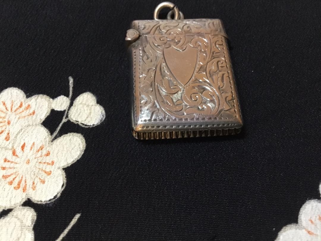 アンティーク シルバー マッチケース バーミンガム 1908年 15.2g