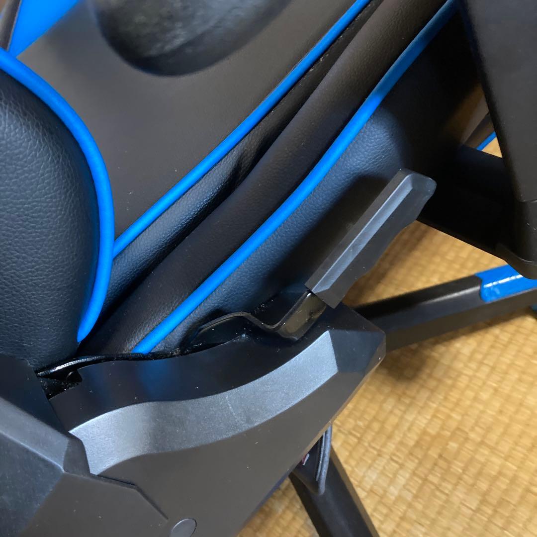 ゲーミングチェアGTRACING オットマン付きリクライニング デスクチェア