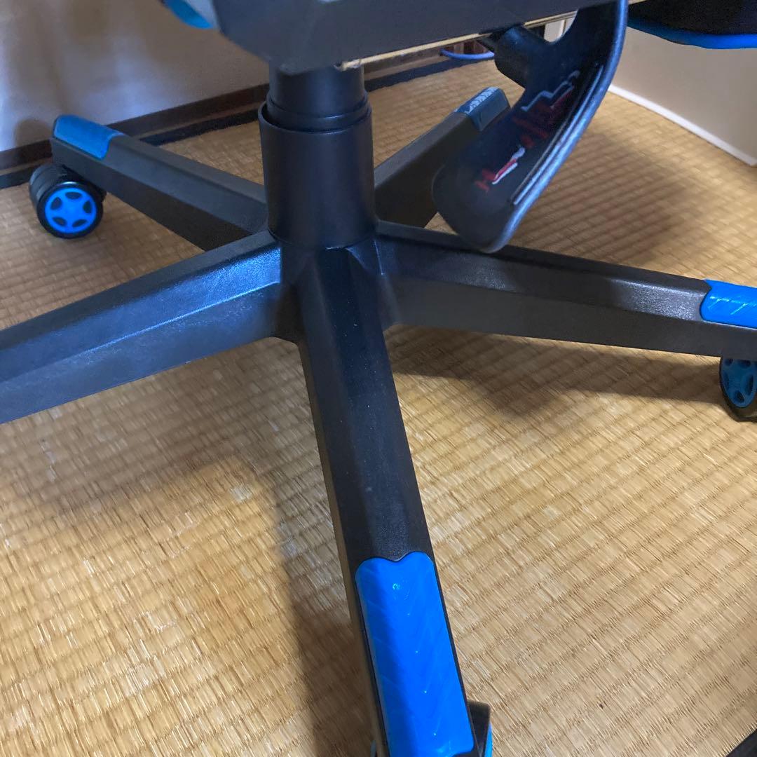 ゲーミングチェアGTRACING オットマン付きリクライニング デスクチェア