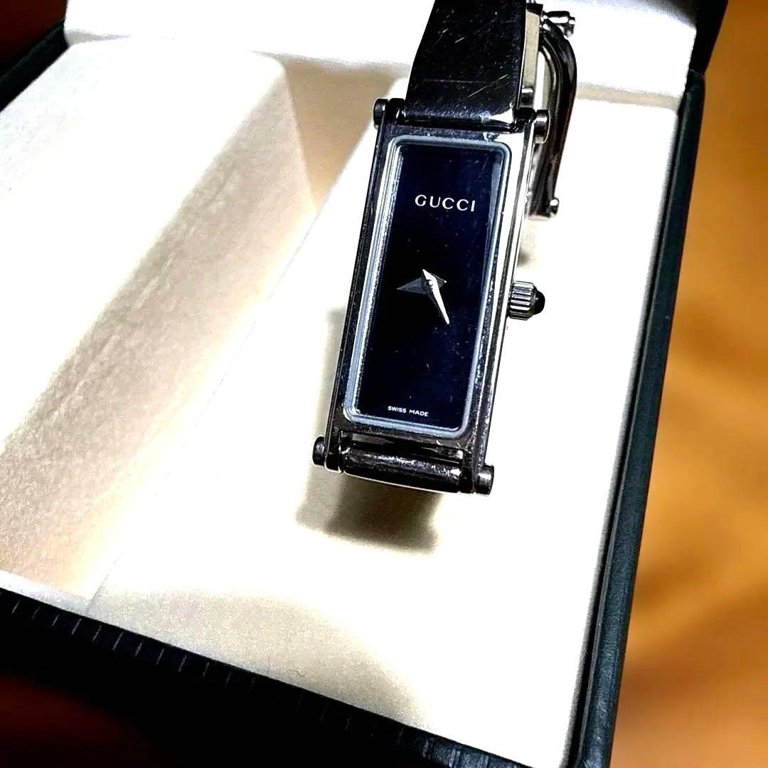 GUCCI 腕時計 シルバー×ブラック1500L