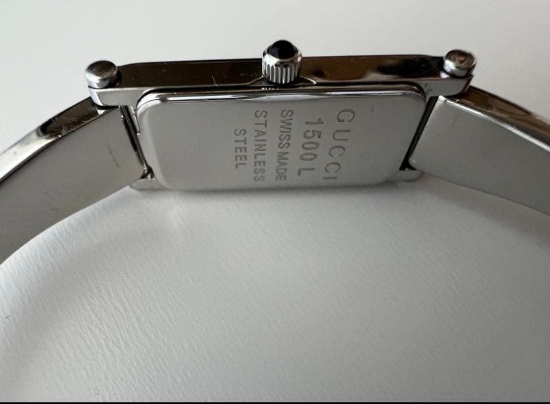 GUCCI 腕時計 シルバー×ブラック1500L