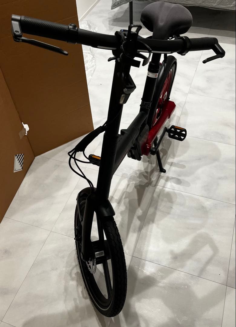 未使用に近い　折りたたみ電動アシストHONBIKE STONE PLUS予備バ付