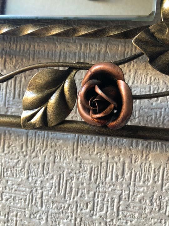 アンティーク鏡　レトロ　壁掛け　インテリア