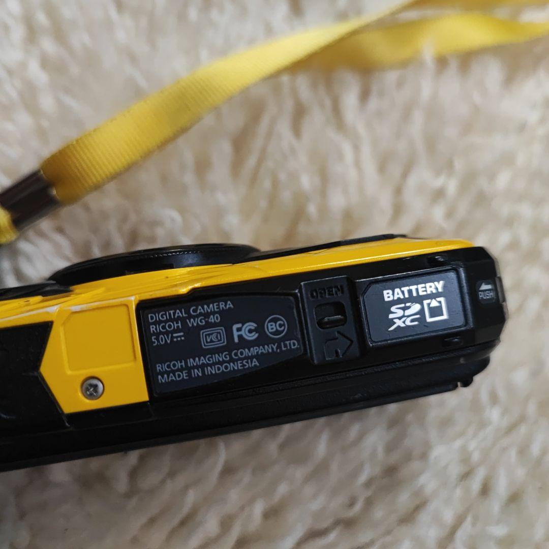RICOH WG-40 防水デジタルカメラ