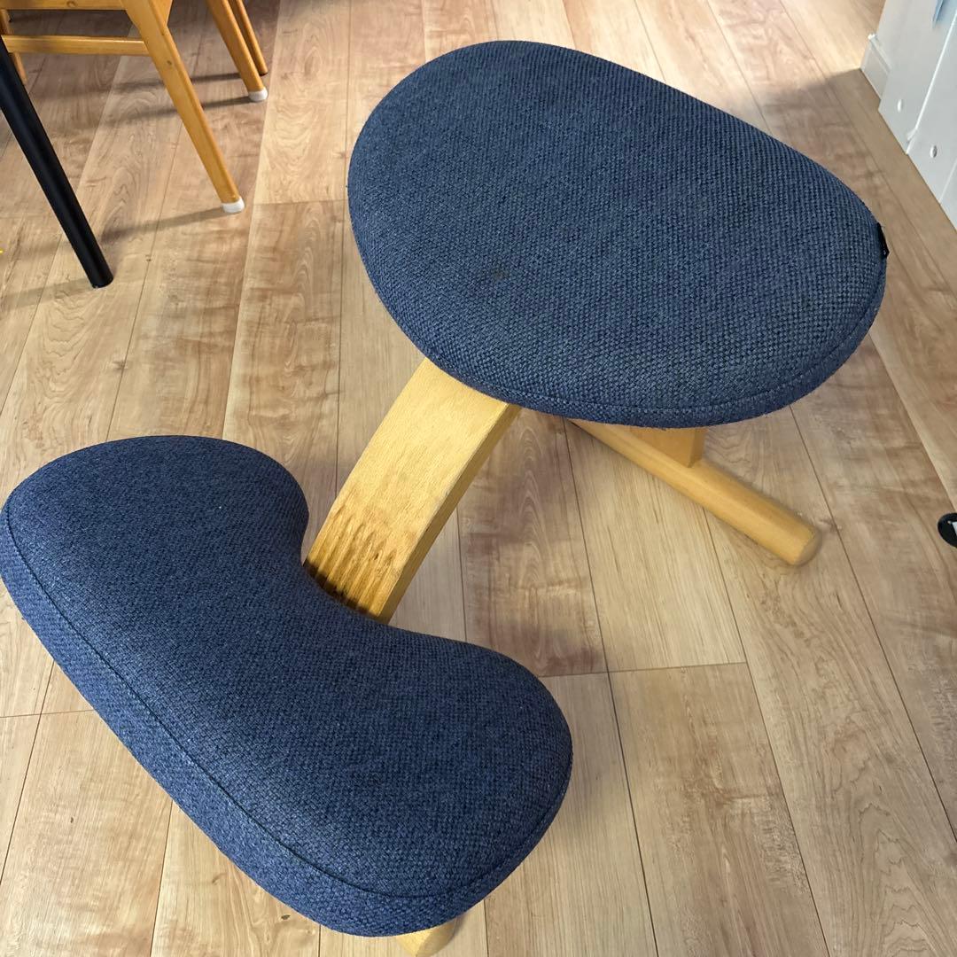 Rybo リボ バランスイージー 姿勢矯正チェア バランスチェア ネイビー