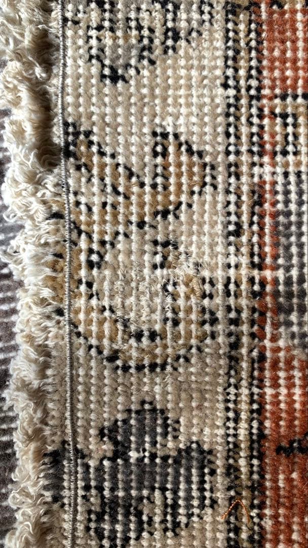 85.5×152 \"孔雀の行進\" ViNTAGE TURKiSHRUG