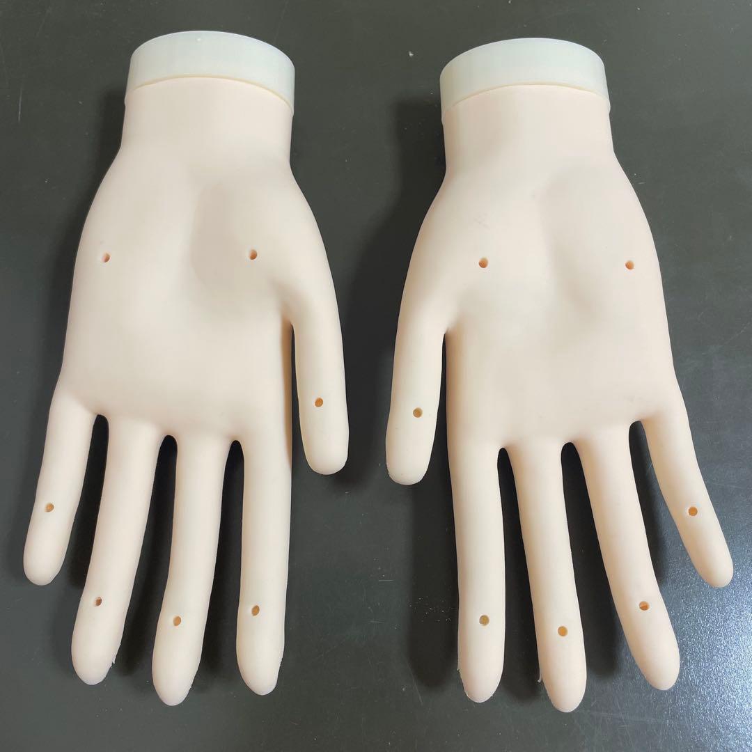 JNEC 検定用 認定モデルハンド 両手 ネイリスト技能検定