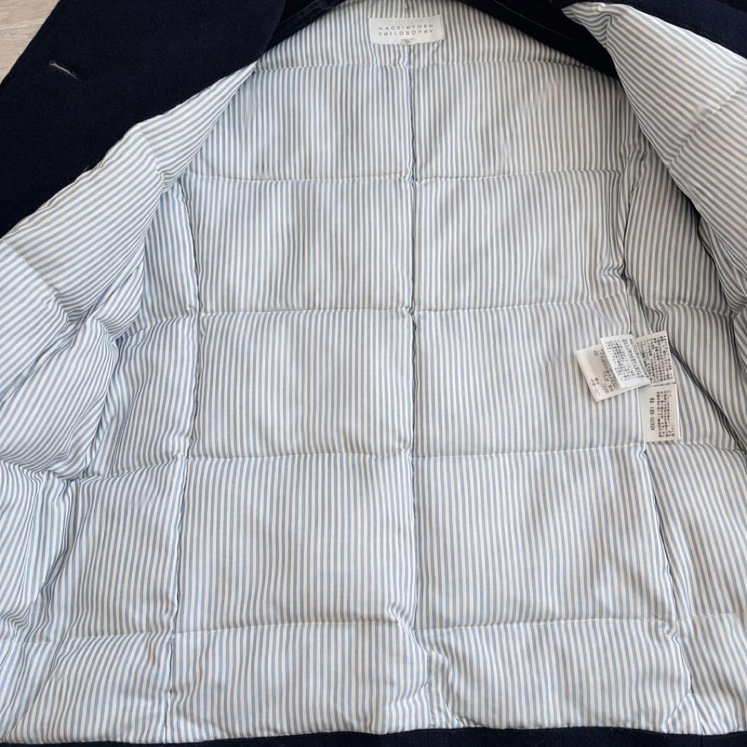 マッキントッシュフィロソフィー ウールコート ブラックM 38