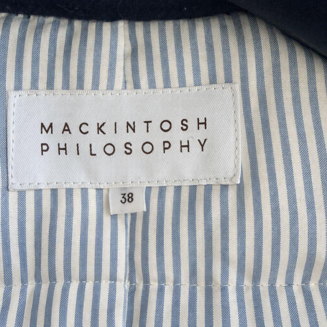 マッキントッシュフィロソフィー ウールコート ブラックM 38