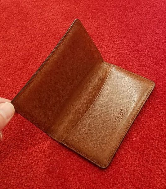 美品 ルイヴィトン モノグラム 名刺ケース