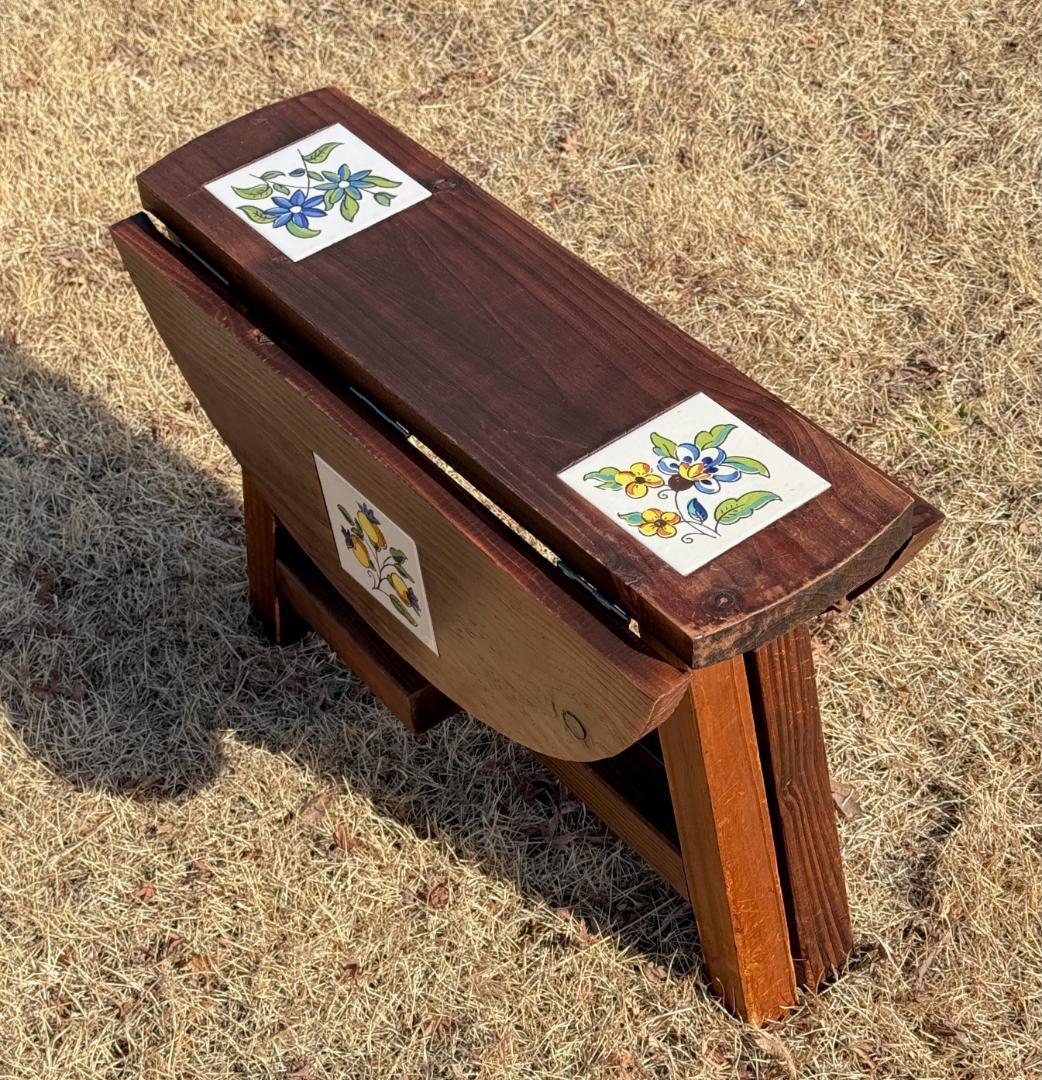 スペイン　カントリー家具　バレンシアタイル　バタフライテーブル